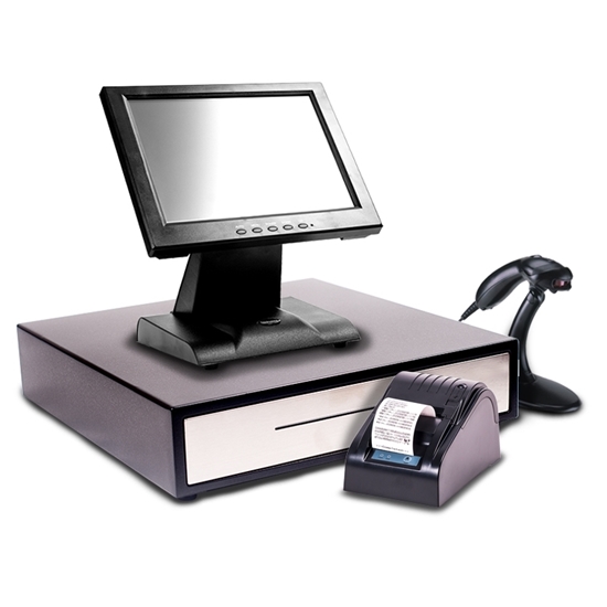 Starter POS 12” Touch Screen EPoS System with a Single Beam Scanner