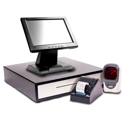 Starter POS 12” Touch Screen EPoS System with a Multi Beam Scanner
